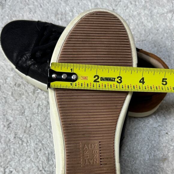 Naturalizer Morrison Leather/Suede Lace Up Low-Profile Sneaker Retro Vibes Sz: 9 - Picture 3 of 11